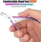 LePinko Professional Cuticle Trimmer kit, Super Sharp Dead Skin Clipper - Image 5
