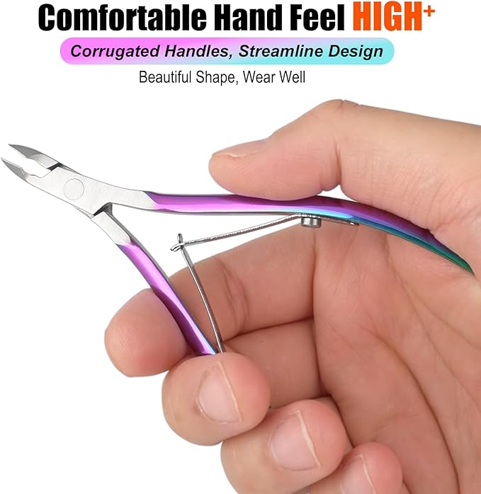 LePinko Professional Cuticle Trimmer kit, Super Sharp Dead Skin Clipper - Image 5
