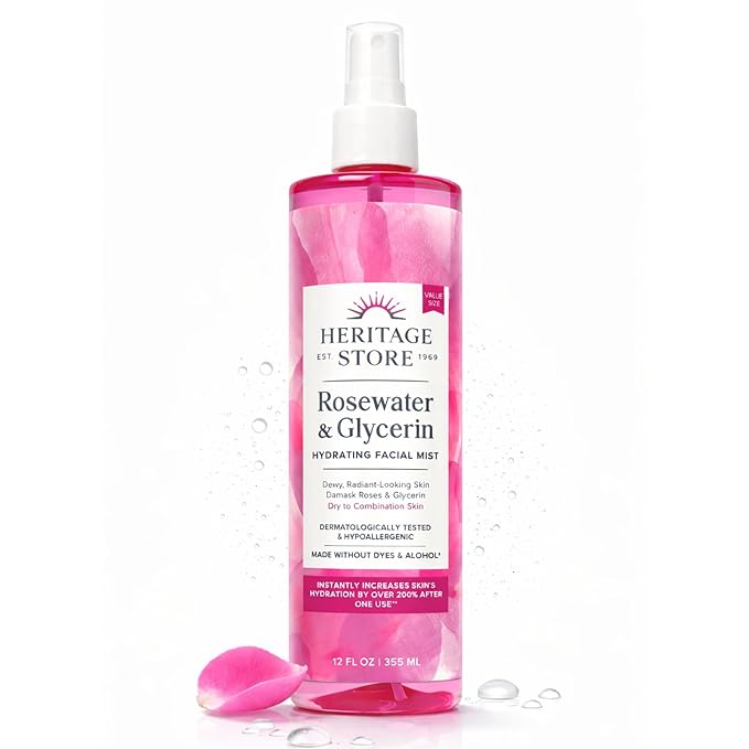 HERITAGE STORE Rosewater & Glycerin Hydrating Facial Mist by HERITAGESTORE