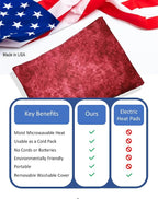 Microwavable Corn Filled Heating Pad and Cold Pack/Washable 100% Cotton Cover - Image 6