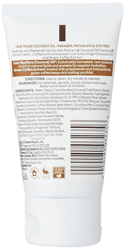 Palmer's Coconut Oil Formula Hand Cream - Image 4