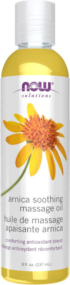 NOW Solutions, Arnica Soothing Massage Oil, Comforting Antioxidant Blend by NOW