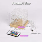 Ocean Wave Projector Light, 16-Color LED Cube Lamp - Image 7