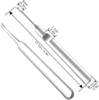 OLIREXD Professional Stainless Steel Cuticle Pusher Trimmer Remover Dead Skin - Image 3