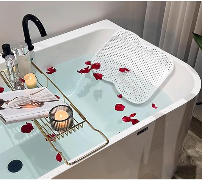 Bath Pillow Non Slip Spa Bathtub Head & Neck Rest Support, Headrest - Image 4
