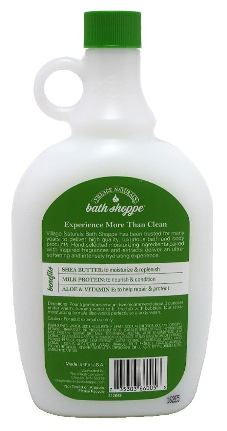 Village Naturals Bath Milk Bath Ultra-Moist White Tea & Jasmine 28 Ounce - Image 4