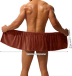 Men Boys Soft Wearable Bath Towel Short Pants Adjustable Mircofiber Towel - Image 2