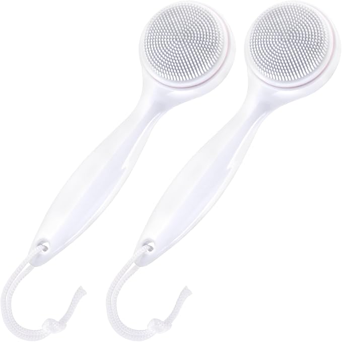 HINZIC 2 Pack Silicone Manual Facial Cleansing Brush, Skin Friendly Waterproof by HINZIC