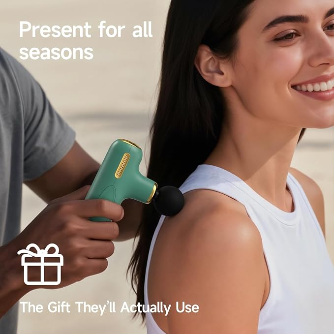 HEYCHY Super Mini Massage Gun Deep Tissue, Handheld Muscle Massager - Image 8