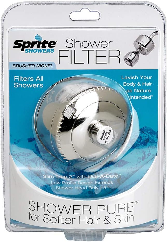 Sprite SL2-BN Universal Slim-Line2 Shower Filter, Brushed Nickel - Image 3