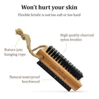 Wooden Cleaning Finger Nail Brush - Image 2