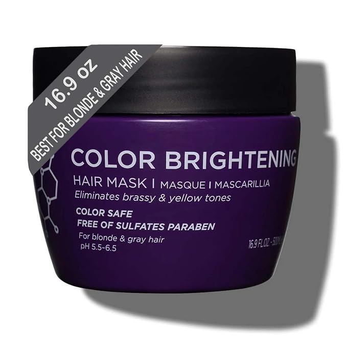 Luseta Purple Hair Mask 16.9 Oz, Deep Conditioner by LLUSETA
