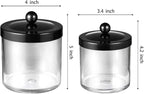 SheeChung 2-Pack Plastic Apothecary Jars - Image 5