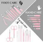 MINKINH 26-Piece Professional Manicure Set，Features Stainless Steel Tools - Image 3