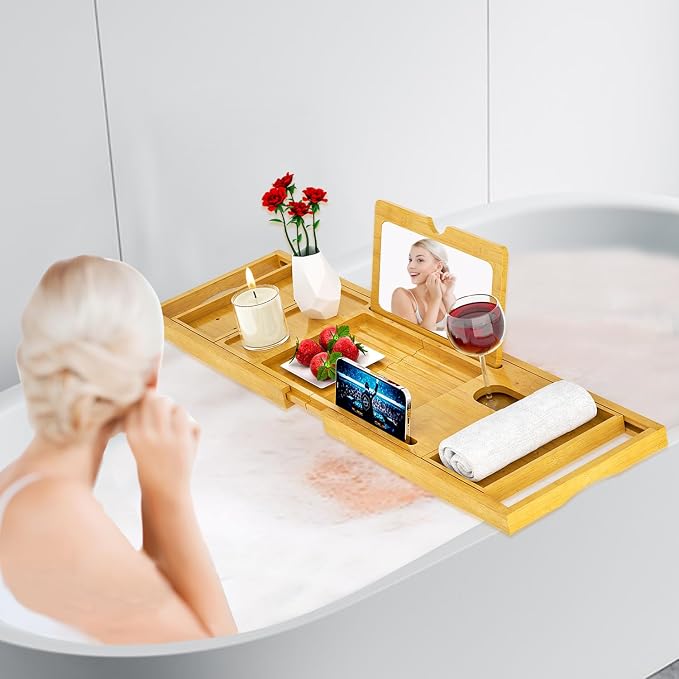 Premium Bathtub Tray Caddy - Image 6