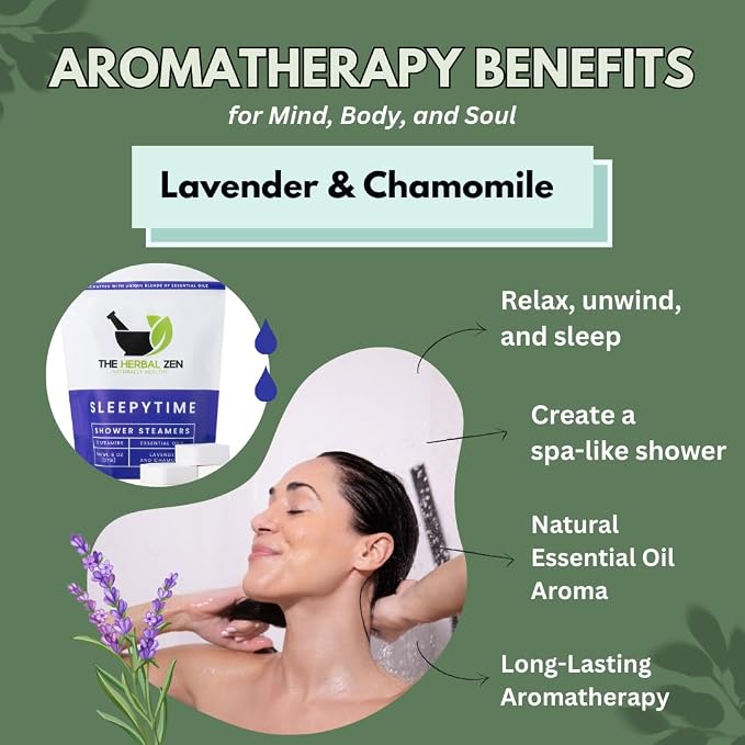 Sleepytime Lavender Shower Steamers Aromatherapy 10 Pack - Image 3