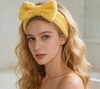 Casoty 6 Pieces Bow Hair Band Spa Headband - Image 5