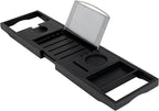 Utoplike Bamboo Bathtub Tray Caddy, Adjustable Bathroom Organizer - Image 8
