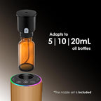 Waterless Essential Oil Diffuser, 7 Colors LED Light, Battery Powered Mini - Image 2