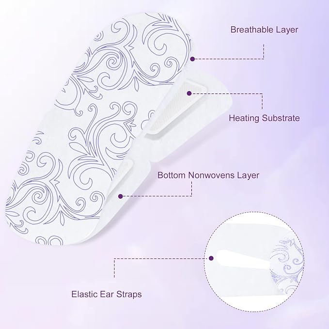 XPCARE 32 Pack Steam Eye Masks for Dry Eyes, SPA Warm Sleep Eye Mask, - Image 5