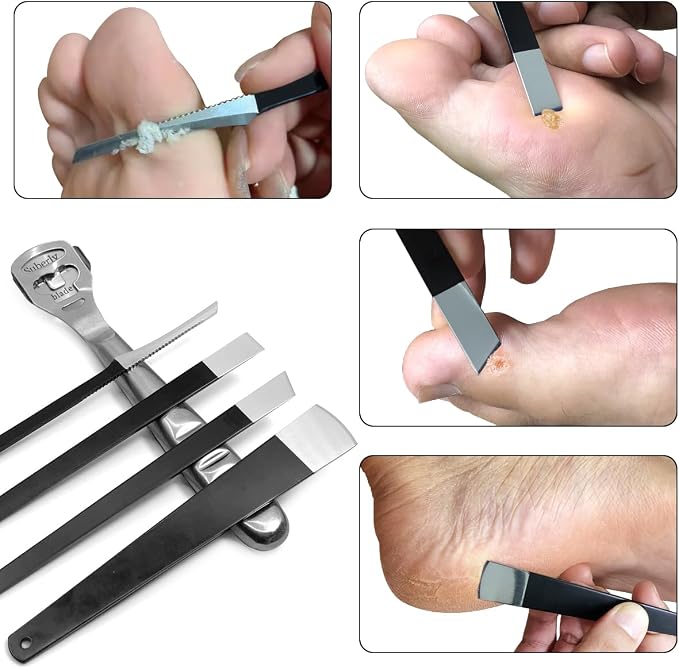 36 Pcs Callus Shaver for Feet Set, Professional Callus Remover for Feet Tools - Image 5