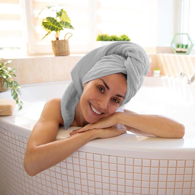 KAHAF COLLECTION 6 Pack Bath Towels Set 100% Ring Spun Cotton, Lightweight - Image 5