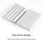 2 Pcs Soap Holder for Bathroom, Marble Soap Dish for Kitchen Countertop - Image 4