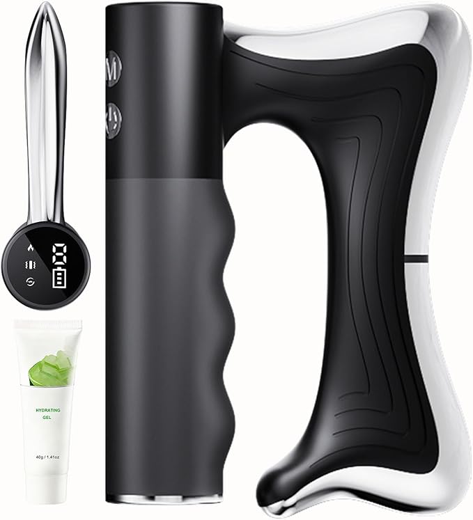 Heated Muscle Scraper Tool –Electric Fascia Knife Massager Heating and Vibration by MASIKE
