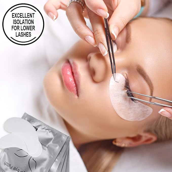 Ocim 100 Pairs Under Eye Pads Lash Extensions, Hydrogel Gel Eye Patches - Image 6