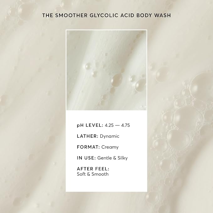 Naturium The Smoother Glycolic Acid Exfoliating Body Wash, Soft & Smoothing - Image 5