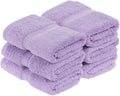 Superior Egyptian Cotton Pile Face Towel/Washcloth Set of 6, Ultra Soft Luxury by SUPERIOR