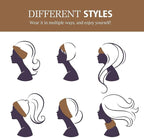 GiLi 2 Pack Wide Headbands for Women Boho African Knotted Non Slip Fashion Hair - Image 6