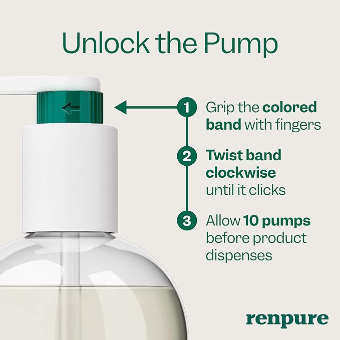 RENPURE Tea Tree & Mint Body Wash - Image 7