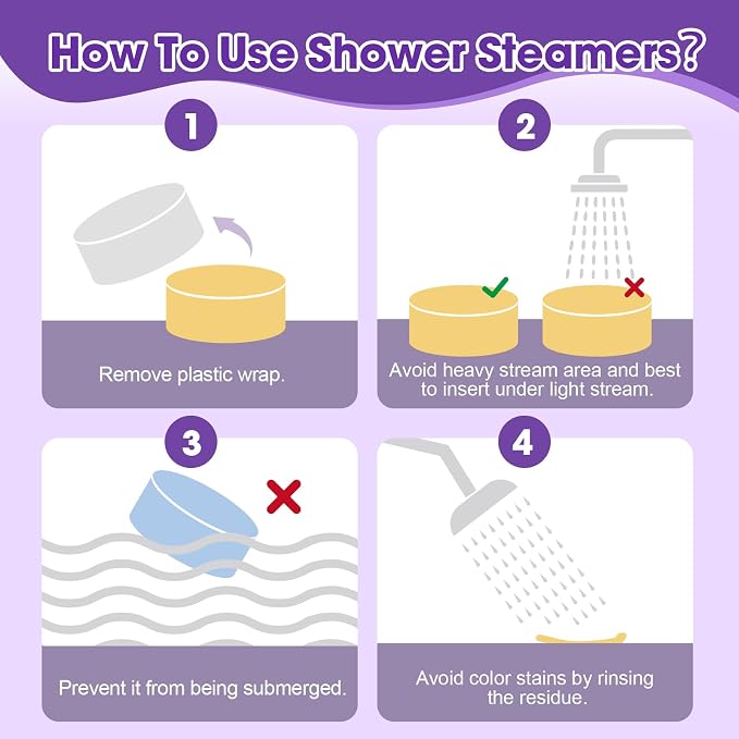 10 Pack Shower Steamers Aromatherapy Gifts - Image 5