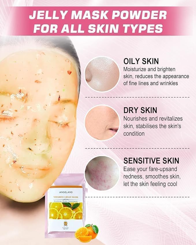 Jelly Mask for Facials Professional Natural Gel Masks - Image 2