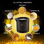 MELONY Massage Oil Candle for Pure Relaxation- 8.1 oz- Moisturizing Essential - Image 4