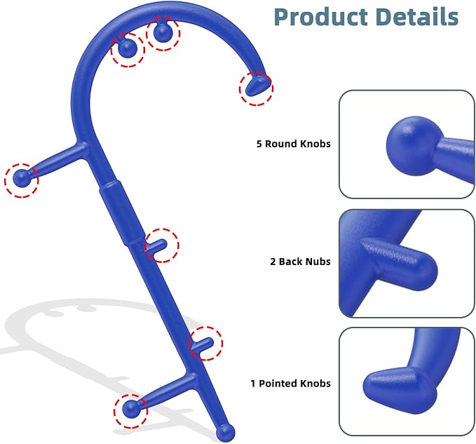 KEINE MARKE Massage Trigger Point Cane Body Deep Tissue Handheld Back, Leg and - Image 2