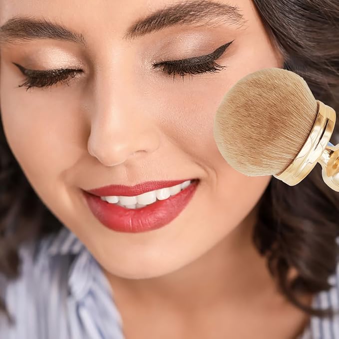 2Pcs Extra Large Body Makeup Brush, YuCool Kabuki Brush - Image 6