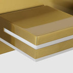 SineRise LED Modern Bathroom Vanity Light Fixtures, Brass Modern Acrylic - Image 3