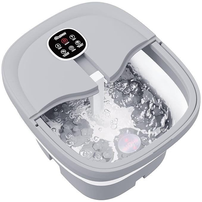 HOSPAN Collapsible Foot Spa Electric Rotary Massage, Foot Bath by HOSPAN