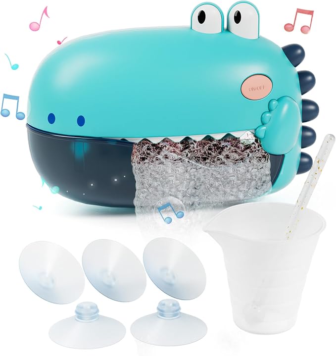 Lehoo Castle Toddler Bath Toys, Bath Bubble Machine, Dinosaur Bath Toys - Image 8