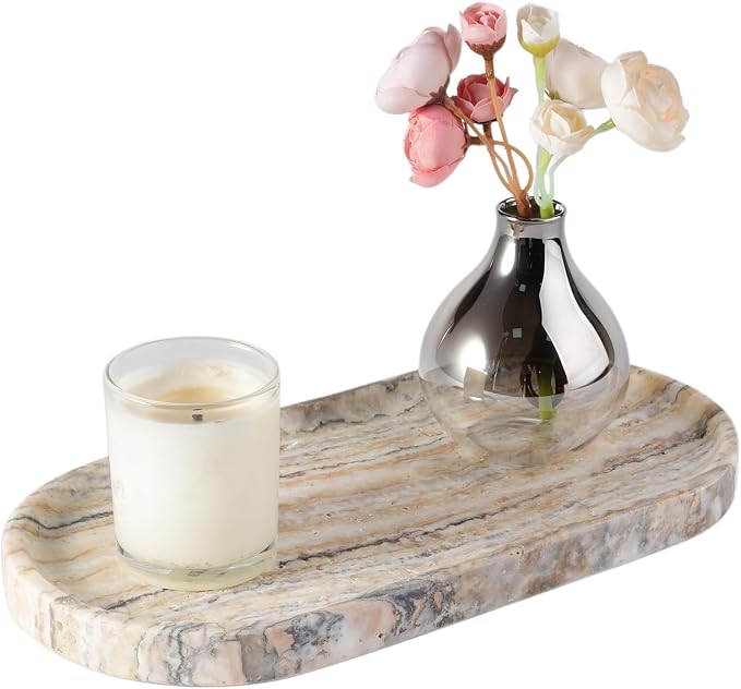 Koville Natural Marble Bathroom Tray by Koville