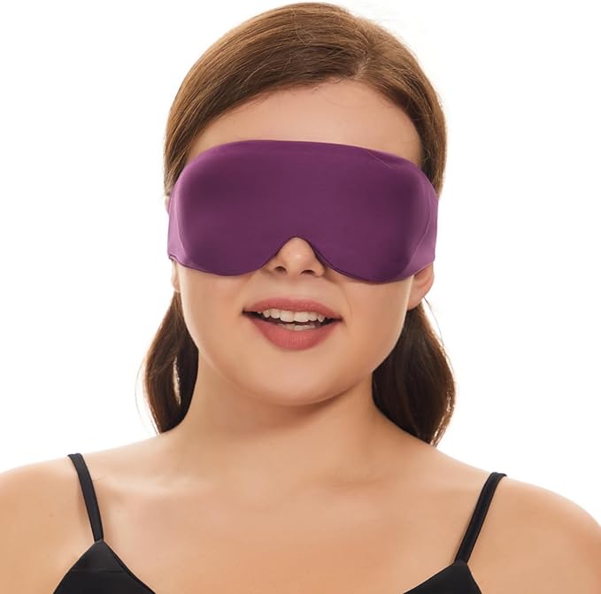 ALASKA BEAR Sleep Mask for Side Sleepers Patented Design, Cup-Shaped and by ALASKABEAR