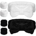 WSYUB Spa Wristbands and Headband Set by WSYUB