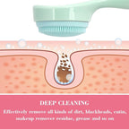 HINZIC 2 Pack Silicone Manual Facial Cleansing Brush, Skin Friendly Waterproof - Image 5