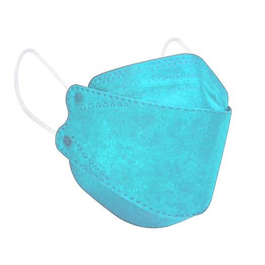 Borje KN95 Face Masks for Adults 50 Pack, 5-Ply Blue Disposable Face Mask by Borje