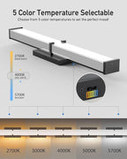 Modern LED Light Fixtures 40 Inch, 40W 3600 Lumen Dimmable Vanity Light - Image 2