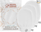 Natural Elephant Exfoliating Hammam Glove | Authentic Moroccan Kessa Body Scrub by NaturalElephant