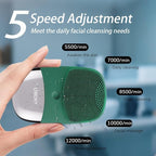 Facial Cleansing Brush, 3-in-1 Electric Silicone Face Scrubber, Vibrating - Image 4