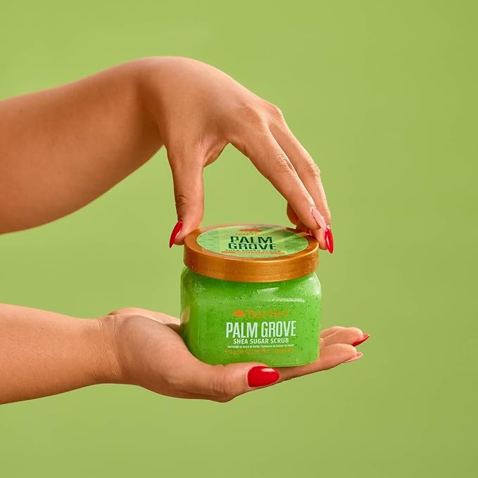 Tree Hut Palm Grove Shea Sugar Scrub, Exfoliating, Hydrating & Moisturizing - Image 4